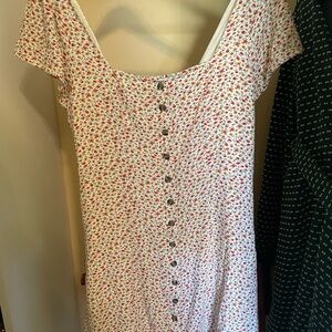 American eagle Floral Button-Down Dress Large